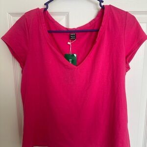 Stylish Pink Women's Crop Top